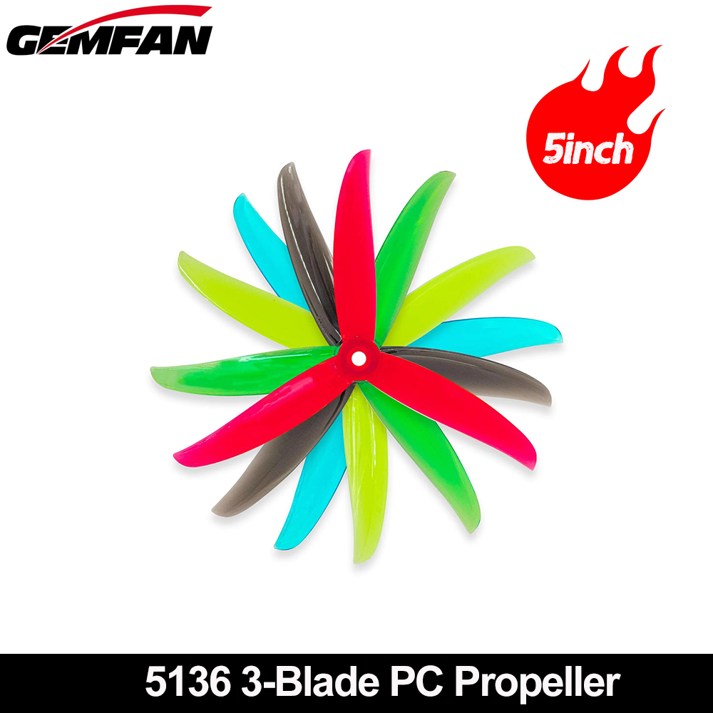 Fpv Drone Propeller - Gemfan VANOVER 5136 3 Bıçaklı PC