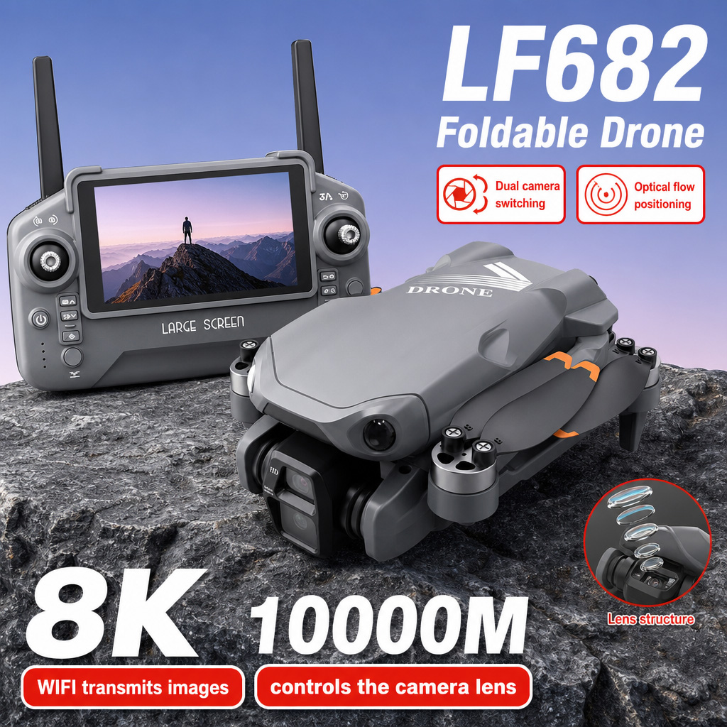 Dji Drone Mini 4 Pro - Hava Fotoğrafı LF682 Drone 8K HD