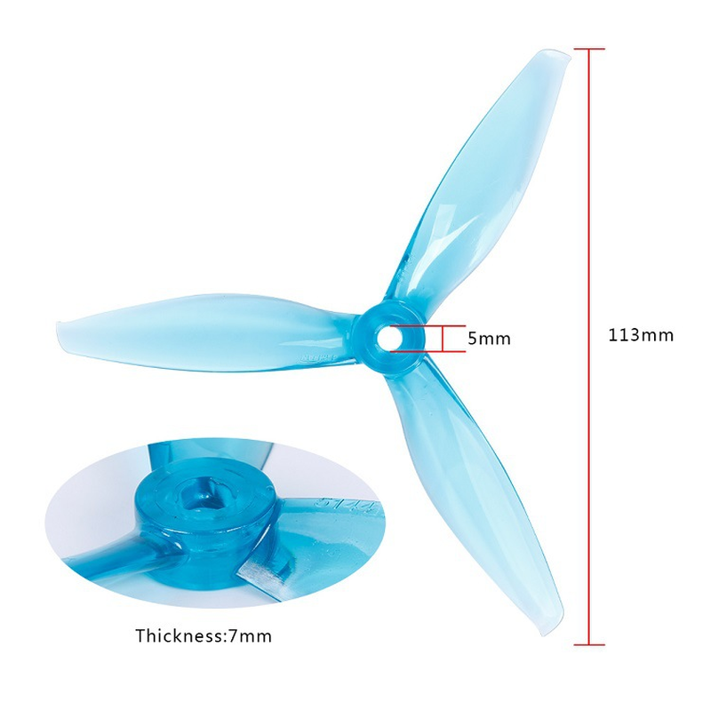 GEMFAN Freestyle 5144 5.1 İnç  - Fpv Drone Propeller incelemesi ve fiyatı